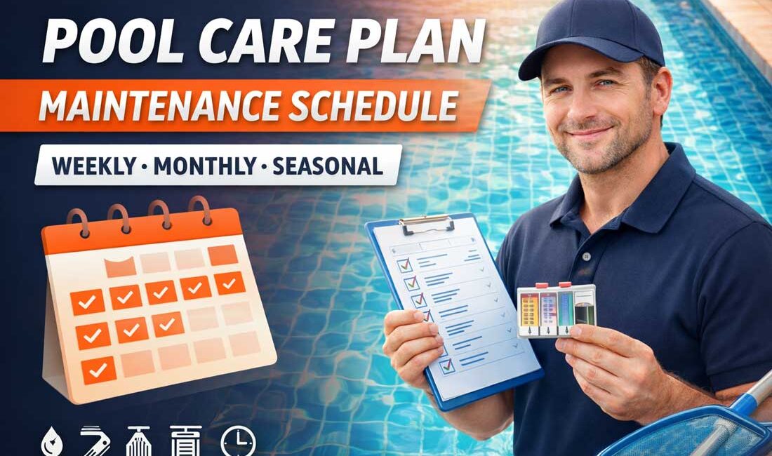 Pool Maintenance Path Pool Maintenance Schedule: Weekly, Monthly and Seasonal