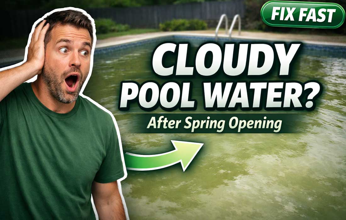 Cloudy pool water after opening for spring